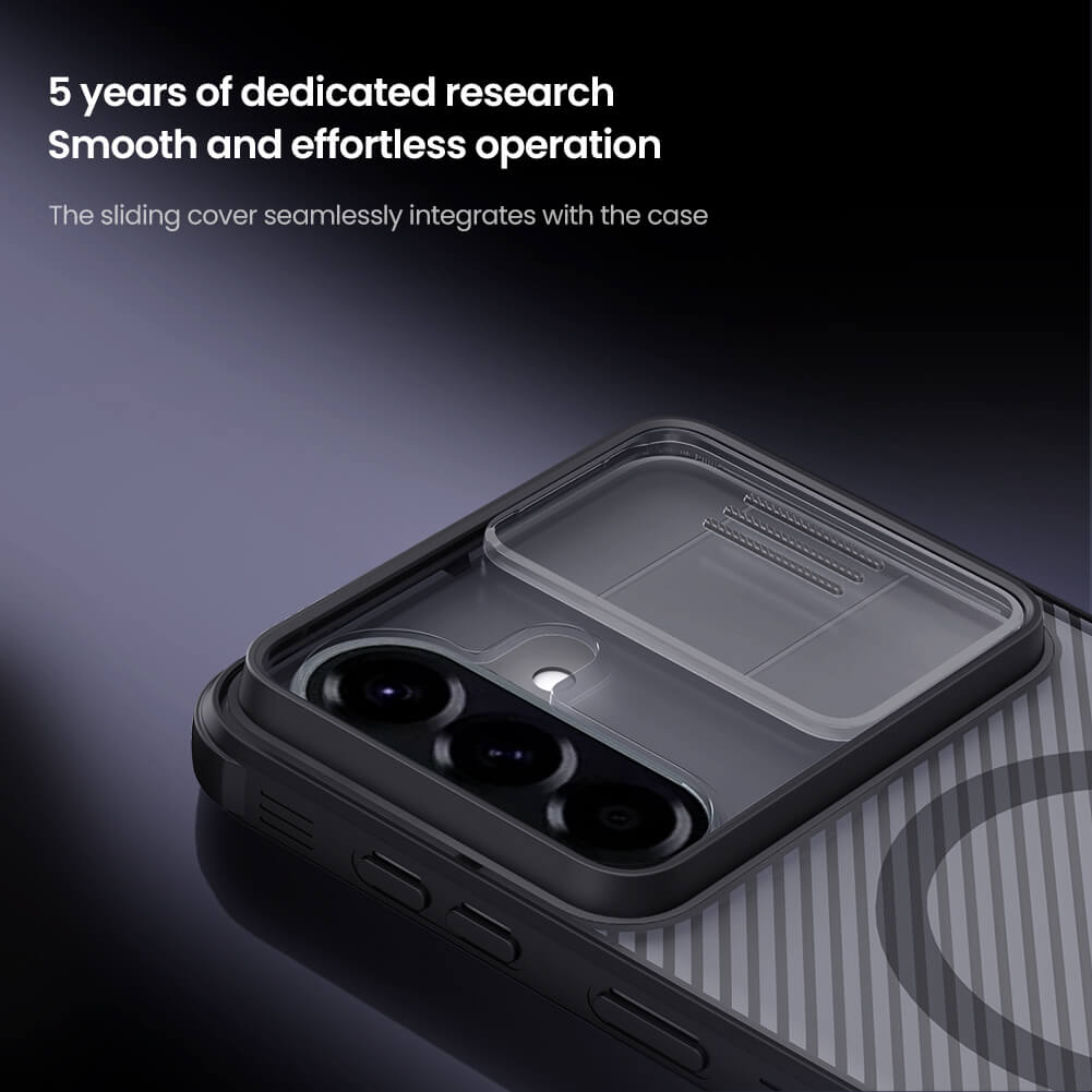 Чехол-крышка NILLKIN для Samsung Galaxy A57 (серия CamShield Pro Magnetic case Clear version)